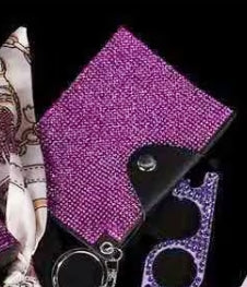 Purple Bing Card Holder