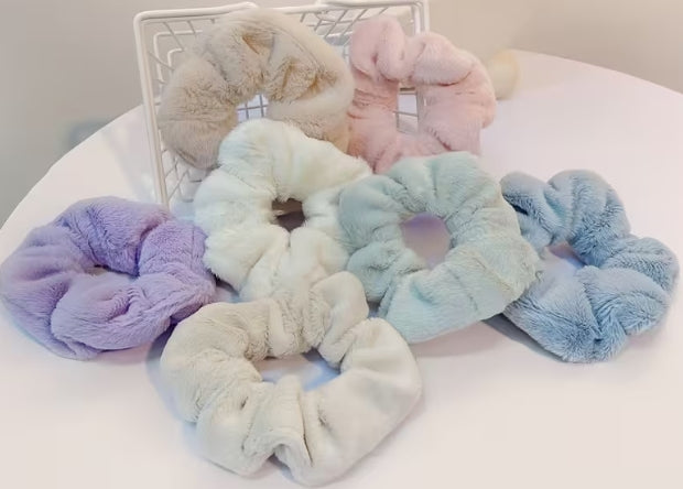 Versatile Plush Hair Ties