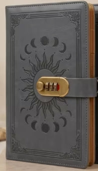 Retro B6 Thick Lockable Diary Journal with Password