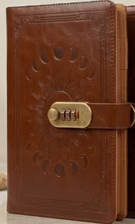 Retro B6 Thick Lockable Diary Journal with Password