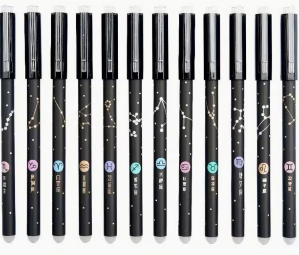 Zodiac Themed Erasable Pen