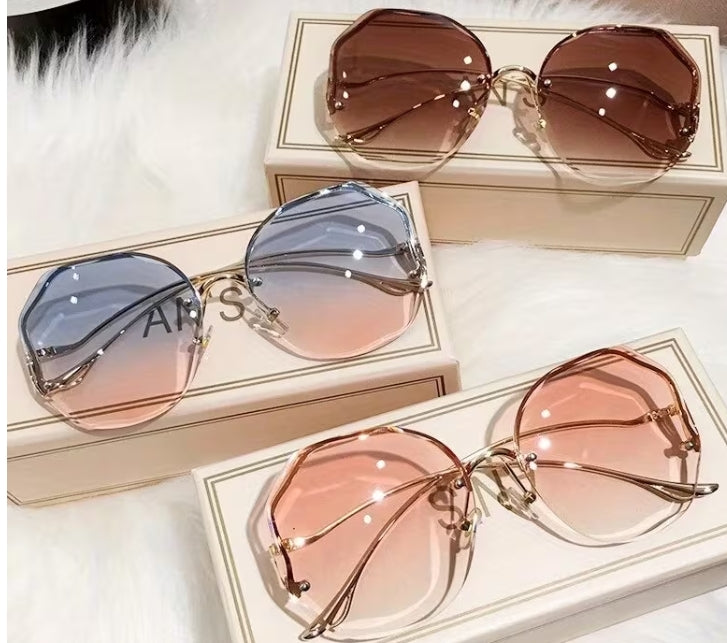 Gradiant Rose Golden Frame Glasses