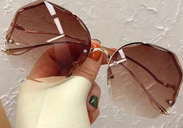 Gradiant Rose Golden Frame Glasses