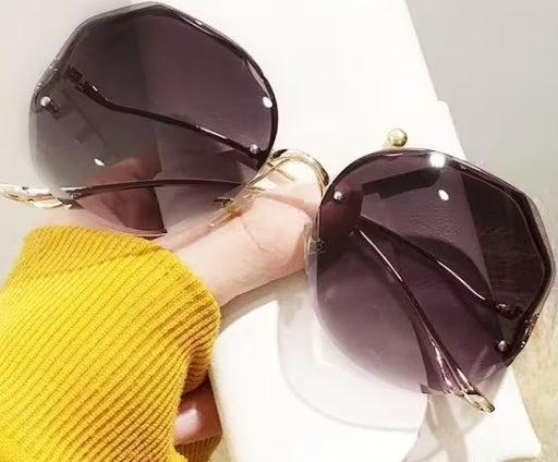 Gradiant Rose Golden Frame Glasses