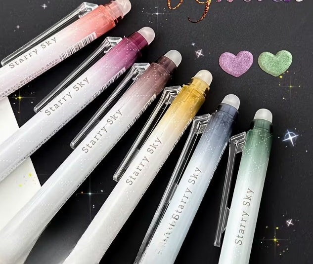 Glitter Stary Erasable Gel Pen