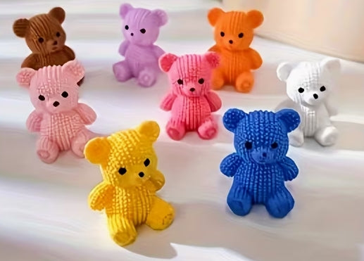 Mini Resin Sitting Bear Models Ornaments