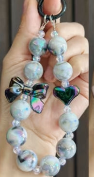 Glass Beads Bows and Hearts