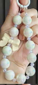 Glass Beads Bows and Hearts