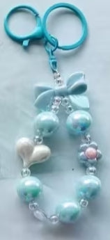 Glass Beads Bows and Hearts