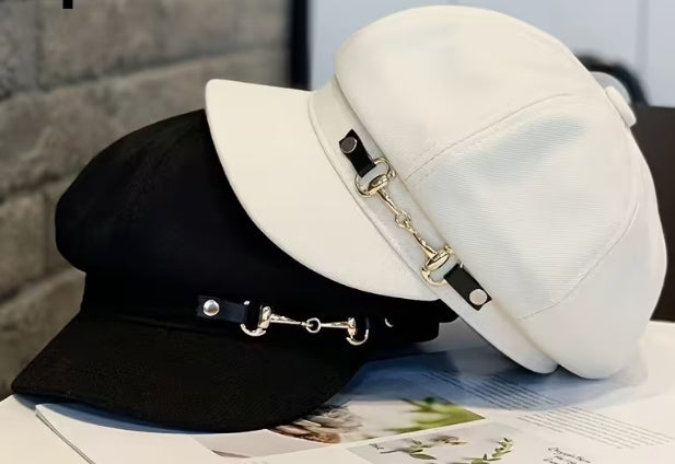 Beret with Embossed Design Hat