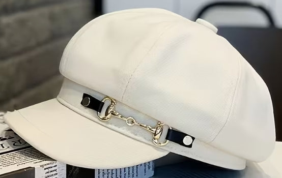 Beret with Embossed Design Hat