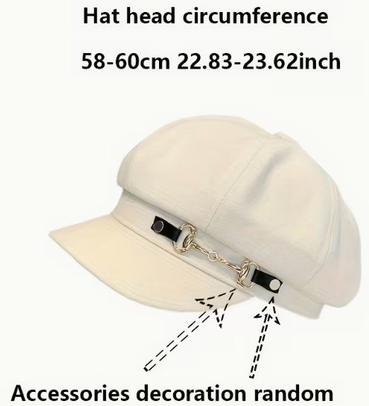 Beret with Embossed Design Hat
