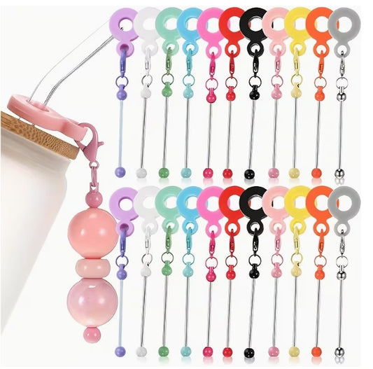 Beaded Straw Charm