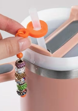 Beaded Straw Charm