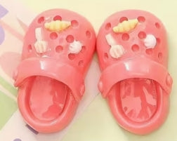Resin Crocodile Slipper Keychain