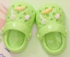 Resin Crocodile Slipper Keychain