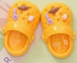 Resin Crocodile Slipper Keychain
