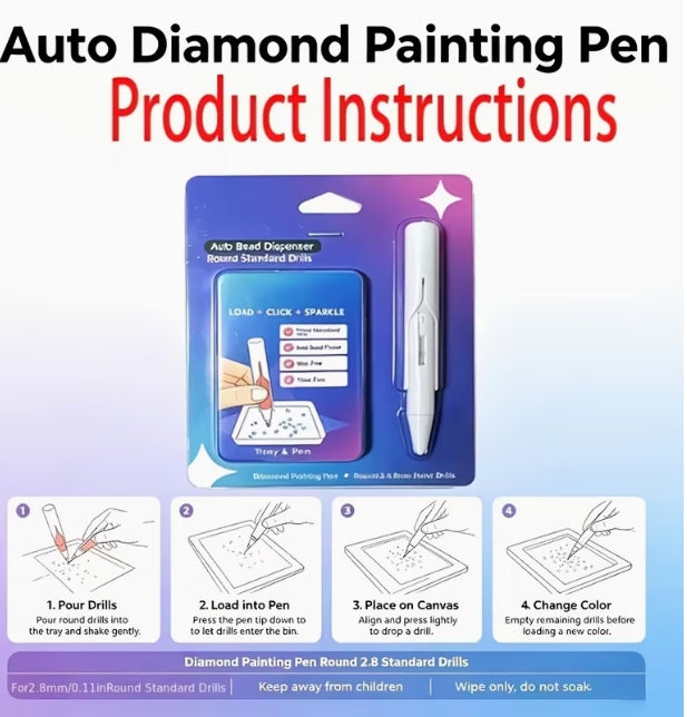 Automatic Diamond Painting Bead Dispenser