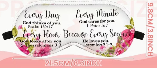 Inspirational-Christian-Themed Eye Masks