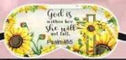 Inspirational-Christian-Themed Eye Masks