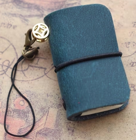 The Tiny Vintage Cow Hide Notebook