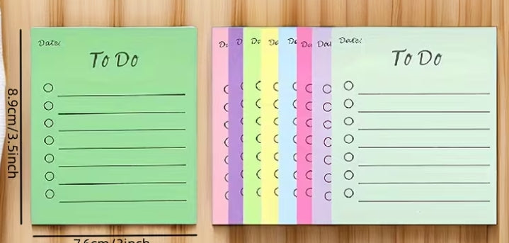 To Do Lined Sticky notes
