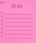 To Do Lined Sticky notes
