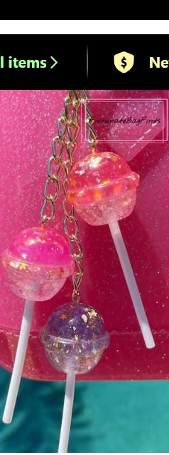 Blow Pop Handbag Charm