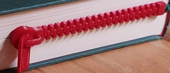 Zipper Book Markers
