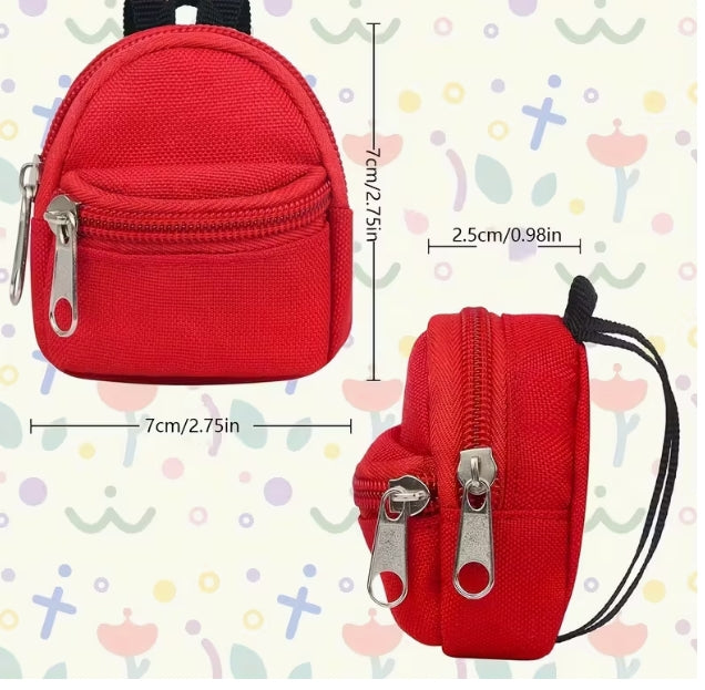 Nylon Backpack Keychain