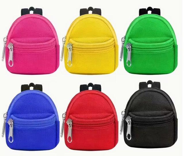 Nylon Backpack Keychain