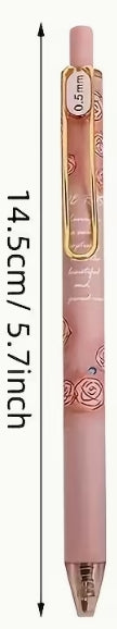 Mule Rose Retractable Gel Pen .05m
