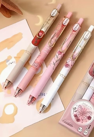 Mule Rose Retractable Gel Pen .05m