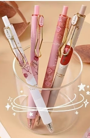 Mule Rose Retractable Gel Pen .05m