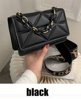 Geometric Classic Shoulder Bag