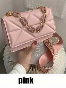 Geometric Classic Shoulder Bag