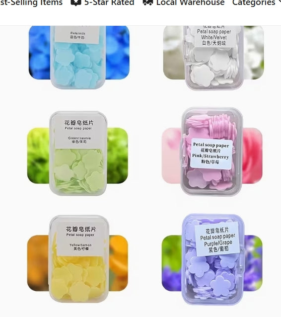 Portable Hand Soap Sheets