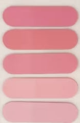 Colorful rounded sticky index tabs 5 shades