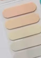 Colorful rounded sticky index tabs 5 shades
