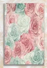 DANPERJI Personal Vintage Floral Pocket Notebook
