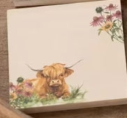 Highland Cow Sticky Notes 3.0X3.0inch