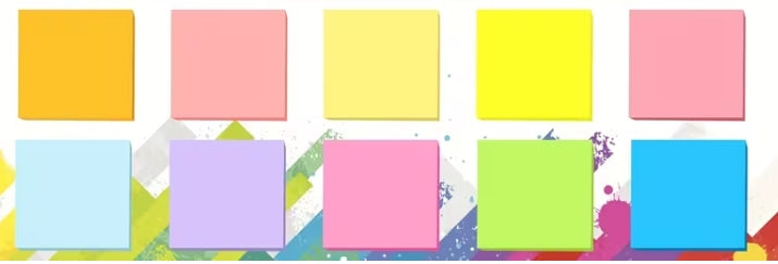 Post It Notes 3in by 3in