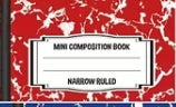 Mini Composition Notebook