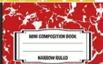 Mini Composition Notebook