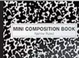 Mini Composition Notebook