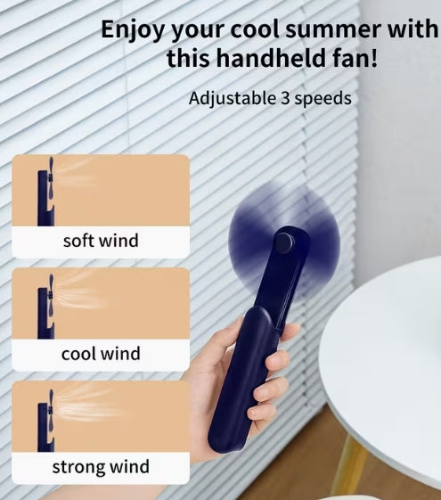 Portable USB Rechargeable Mini Fan and Power Bank