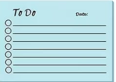 To Do Sticky notes with Date Wide