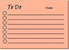 To Do Sticky notes with Date Wide