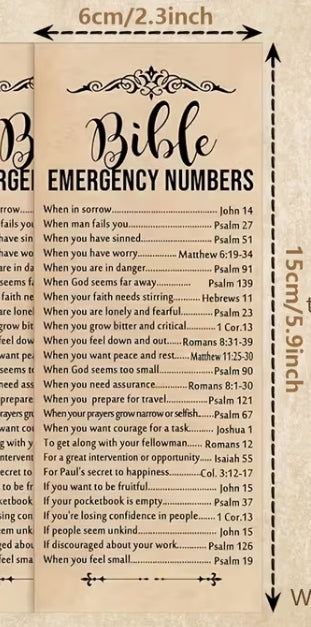 Bible Verse Bookmarks