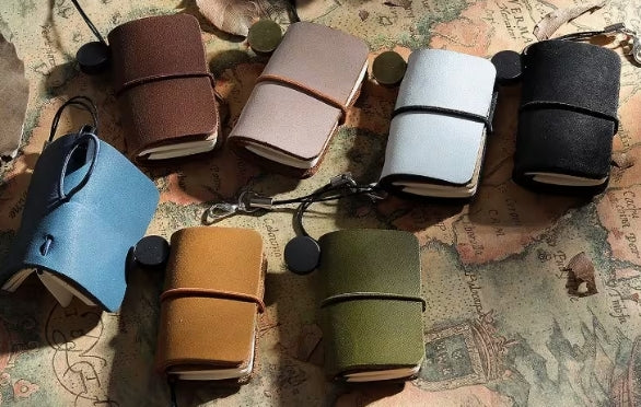 Mini Cowhide LeatherNotebook